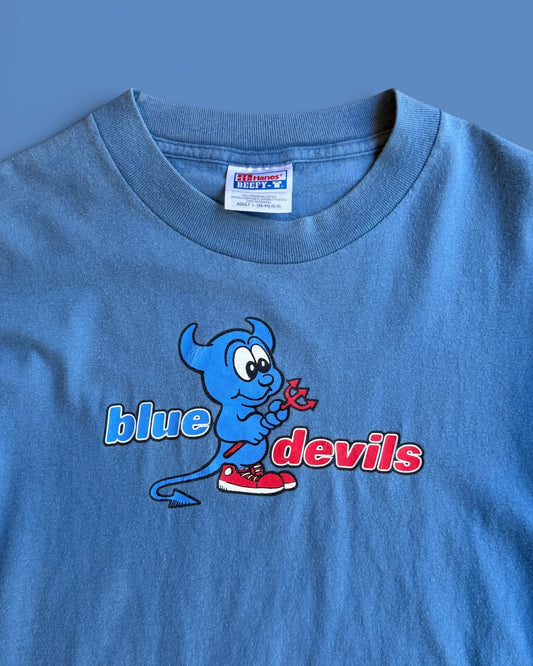 used&vintage "blue devils Tee"