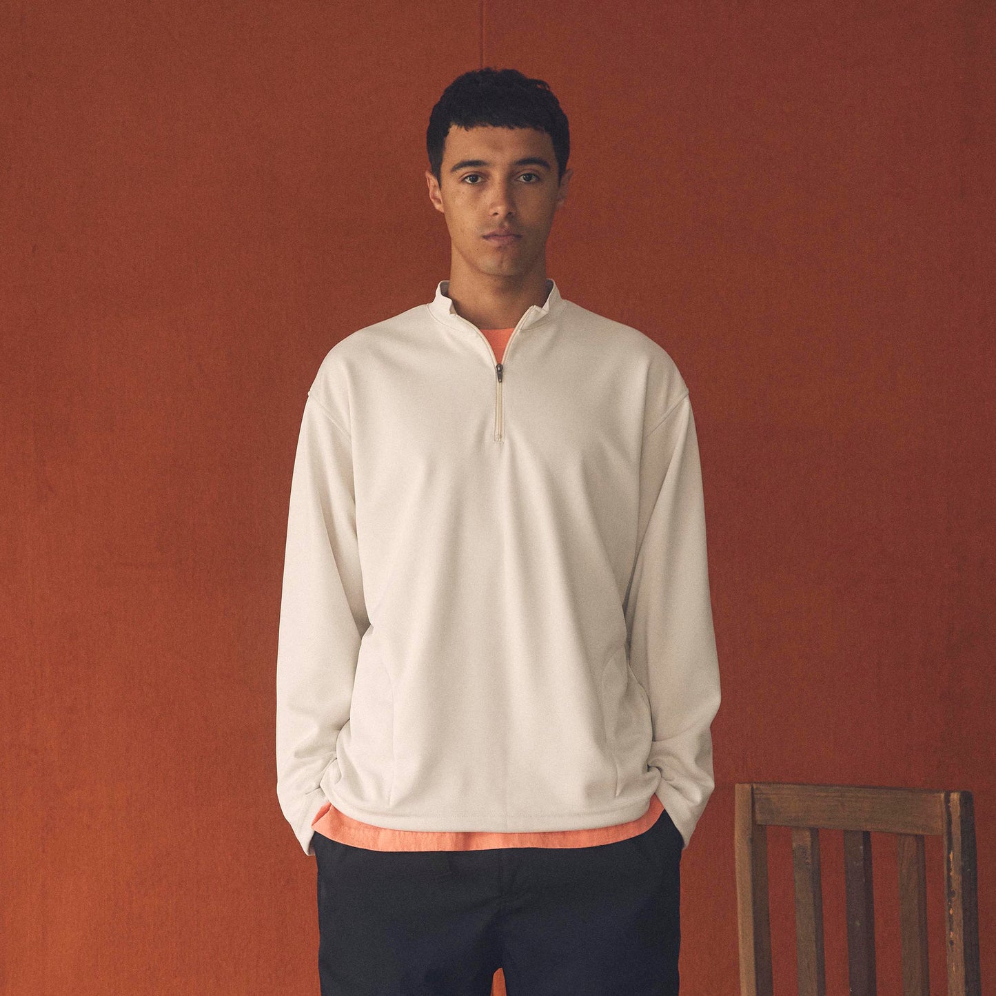 【30%off】SANDINISTA "TACTYWARM Half Zip Pullover" / サンディニスタ "ハーフジッププルオーバー"