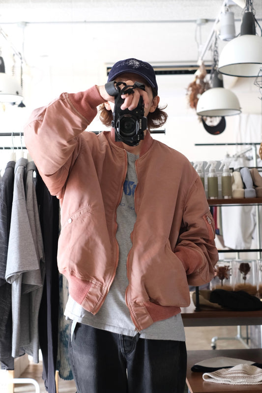 INNAT "HAND DYED BOMBER JACKET" / インアット "手染めボンバージャケット"
