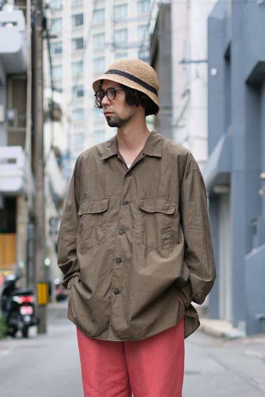 Marvine Pontiak Shirt Makers "Open Collar SH"/マービンポンティアックシャツメーカーズ"オープンカラーシャツ"
