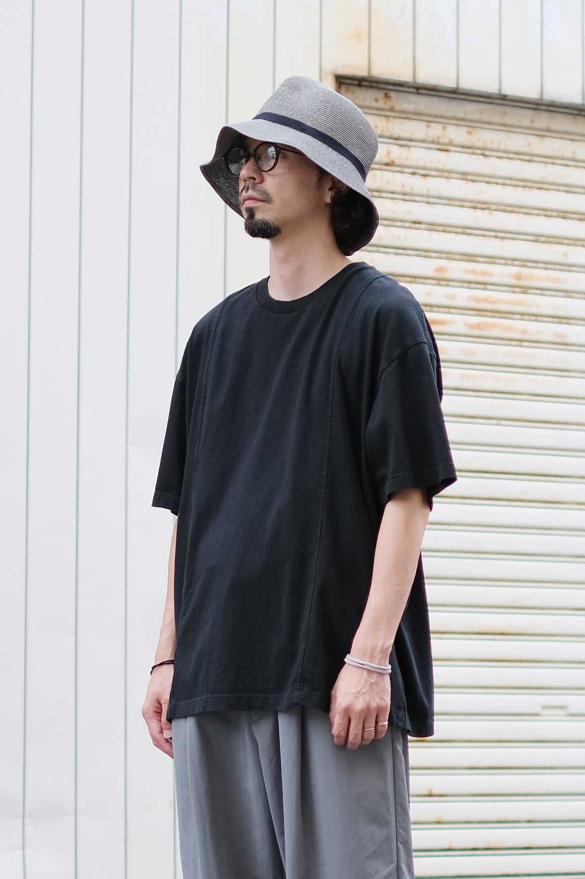 SANDINISTA "American Cotton Switching Tee" / サンディニスタ "アメリカコットン切り替えTシャツ"