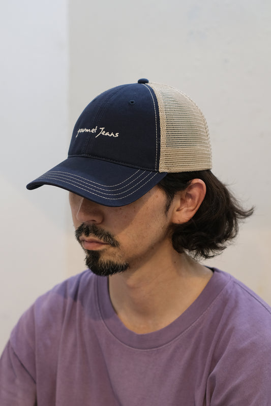 gourmet jeans "Mesh Cap (刺繍)" / グルメジーンズ "メッシュキャップ(刺繍)"