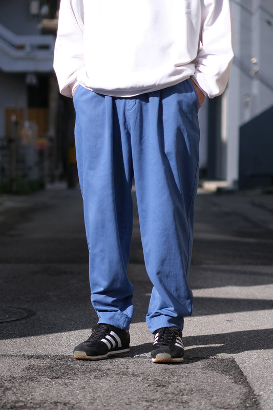 SANDINISTA "Vintage Chino Tuck Pants Overdyed" / サンディニスタ "ヴィンテージチノタック製品染めパンツ"