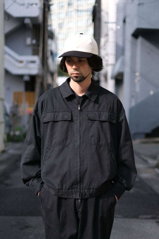 SANDINISTA "Vintage Chino Jacket Overdyed" / サンディニスタ "ヴィンテージチノ製品染めジャケット"