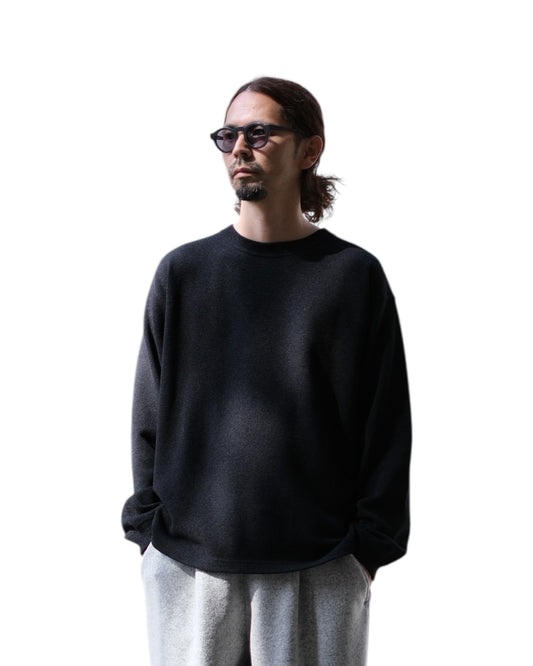 crepuscule "Co/Ra Moss Stitch P/O" / クレプスキュール "鹿の子プルオーバー"