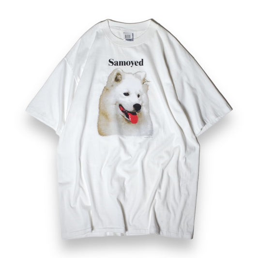 used&vintage "90s Dog Tee(Samoyed)"