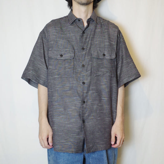 HEALTH "Summer Shirts #5" / ヘルス "サファリシャツ"黒白絣