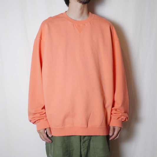 【30%off】SANDINISTA "Overdyed Autumn Sweatshirts" / サンディニスタ "製品染めスウェット"