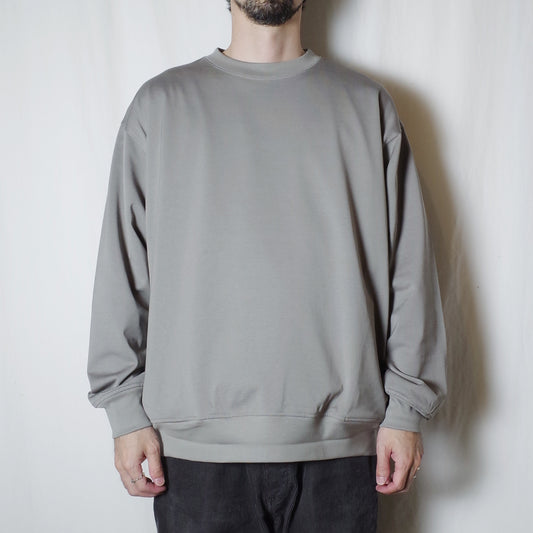 【30%off】SANDINISTA "Paralleled Single Jersey Sweatshirt" / サンディニスタ "ジャージー素材スウェット"