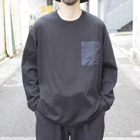 SANDINISTA "American Cotton Pocket Tee" / サンディニスタ "ナイロンポケット長袖Tシャツ"