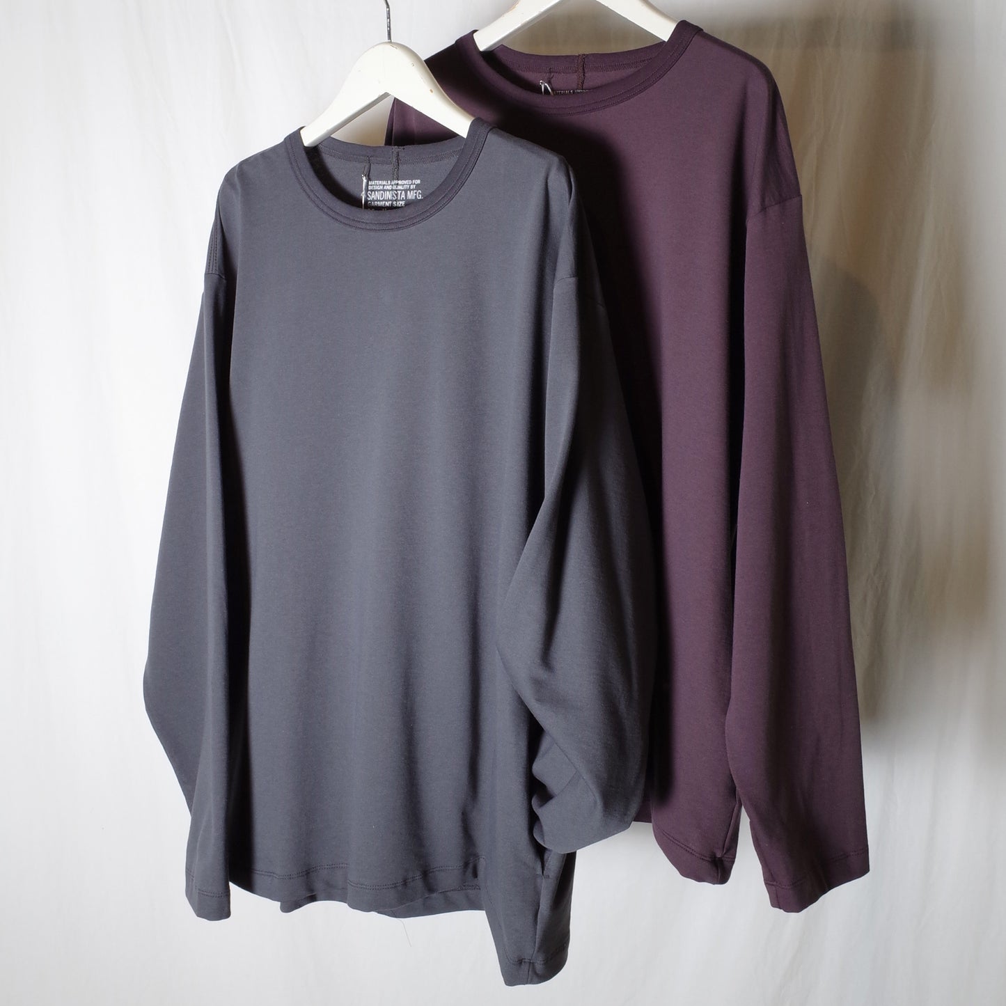 【30%off】SANDINISTA "Inlay Seam Pocket L-S Tee" / サンディニスタ "シームポケット付き長袖Tシャツ"