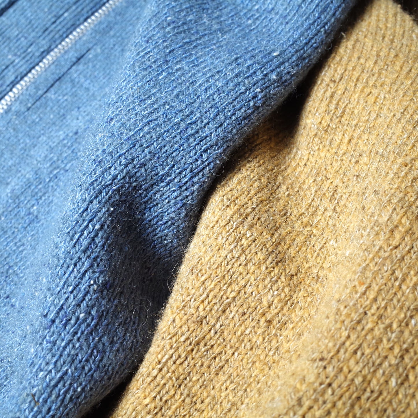 HOMELESS TAILOR "LAYERED ZIP CARDIGAN"