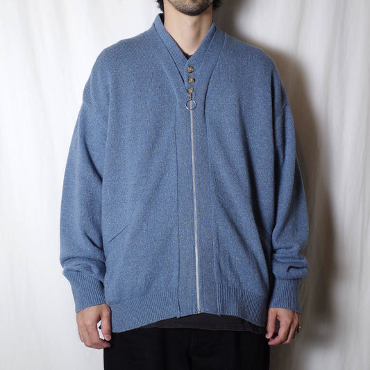 HOMELESS TAILOR "LAYERED ZIP CARDIGAN" / ホームレステイラー "レイヤードジップカーディガン"