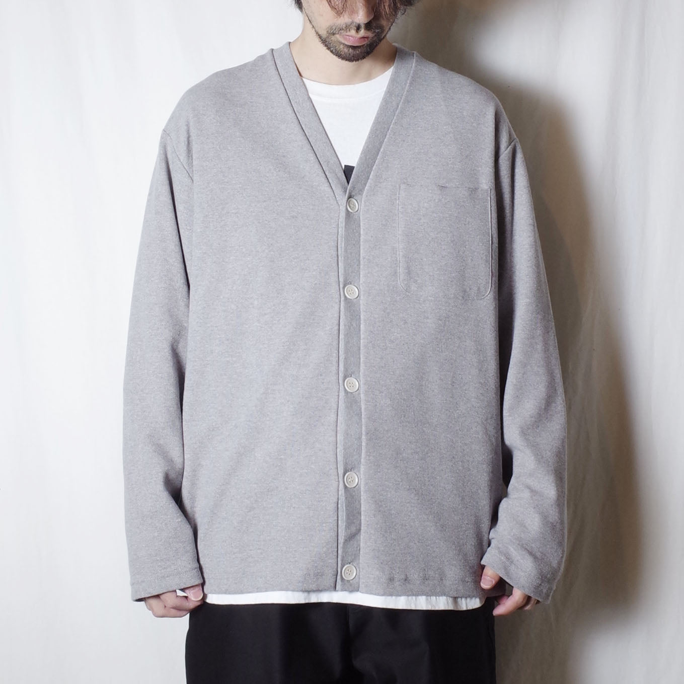 SANDINISTA "Cotton Knit Cardigan" / サンディニスタ "コットンニットカーディガン"