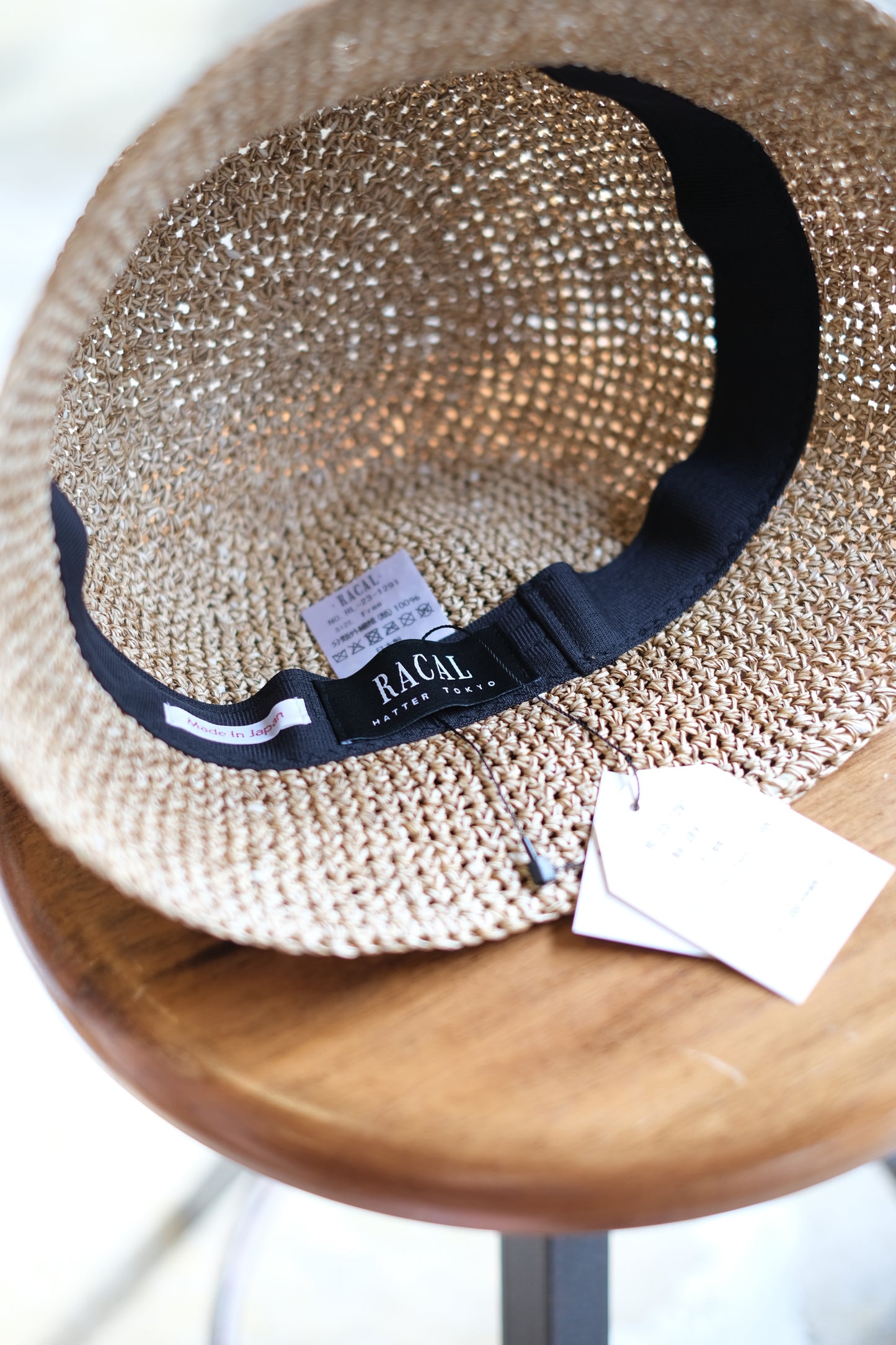 RACAL "Paper Fiber Tulip Hat" / ラカル"ペーパーファイバーチューリップハット"