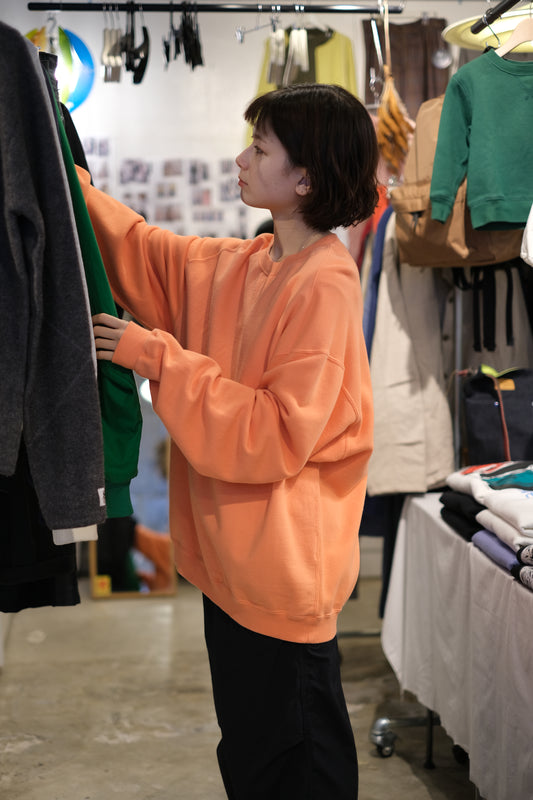 SANDINISTA "Overdyed Autumn Sweatshirts" / サンディニスタ "製品染めスウェット"