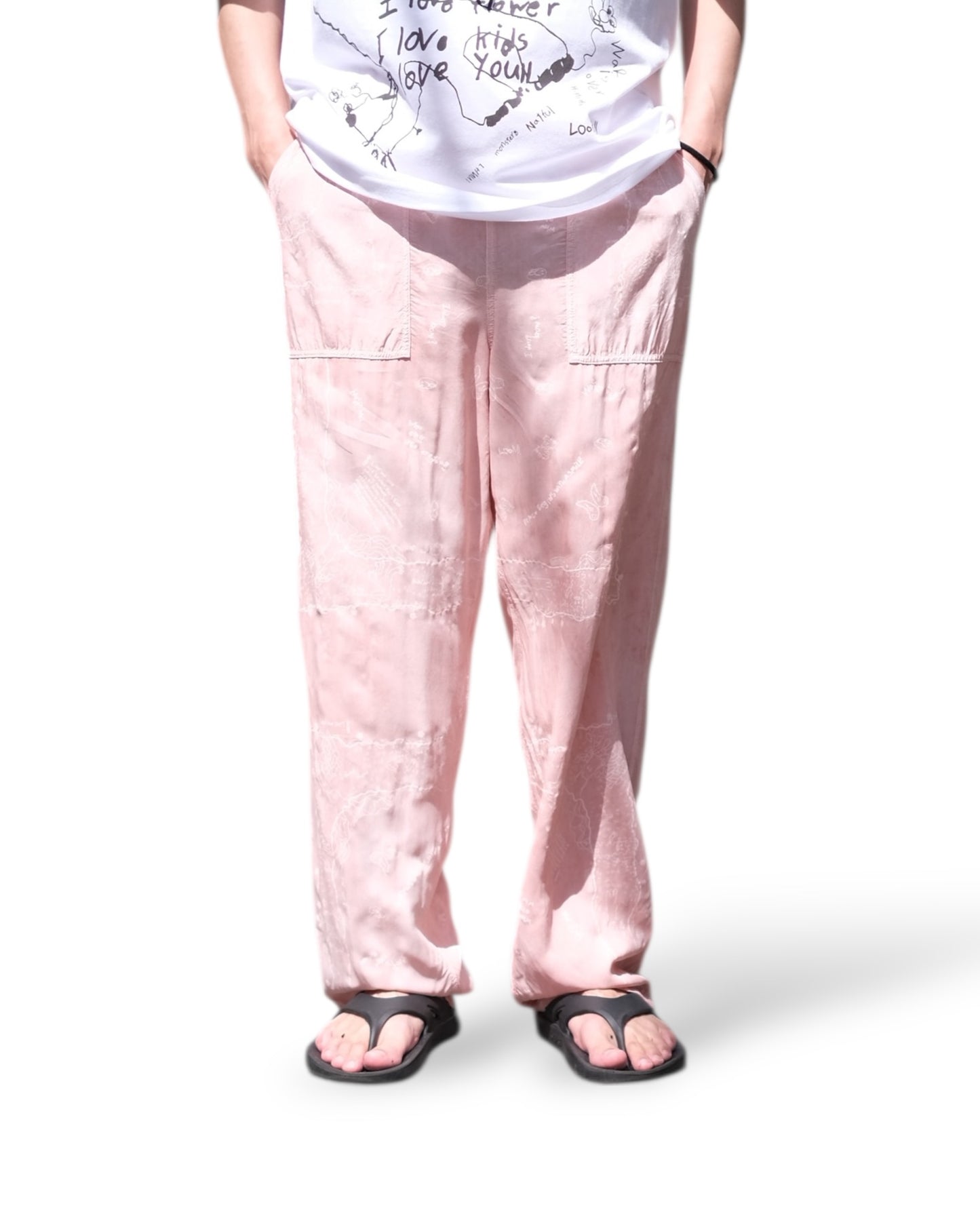 INNAT "RAKUGAKI BANDANA EASY PANTS" / インアット "ラクガキバンダナイージーパンツ"