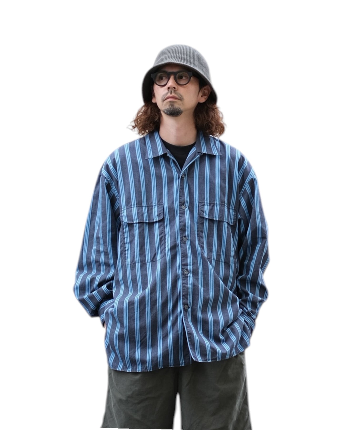 Marvine Pontiak Shirt Makers "Open Collar SH"/ マービンポンティアックシャツメーカーズ "オープンカラーシャツ"