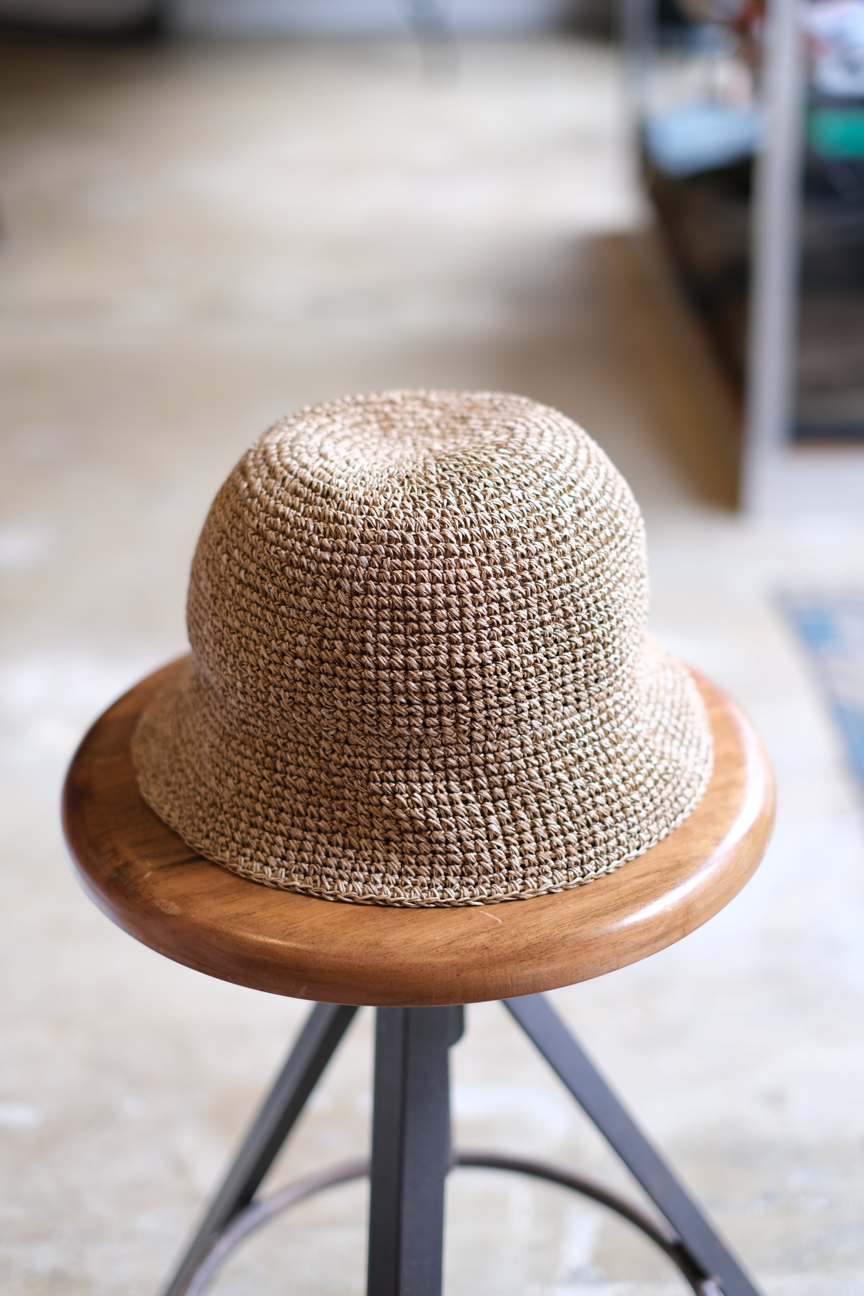 RACAL Paper Fiber Knit Tulip Hat ブラック RACAL ラカル RL-23-1291WP WAIPER別注 Paper Fiber Knit Tulip Hat