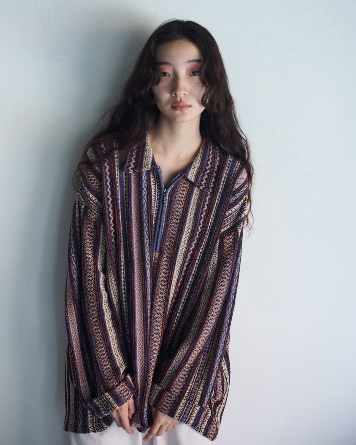 reverve "RV25W006" / リヴァーヴ "ハーフジッププルオーバーニット"