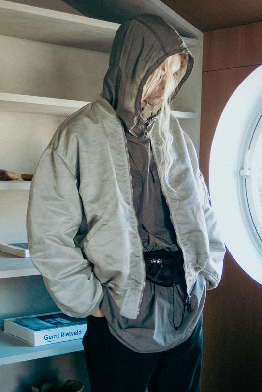 INNAT "HAND DYED BOMBER JACKET" / インアット "手染めボンバージャケット"