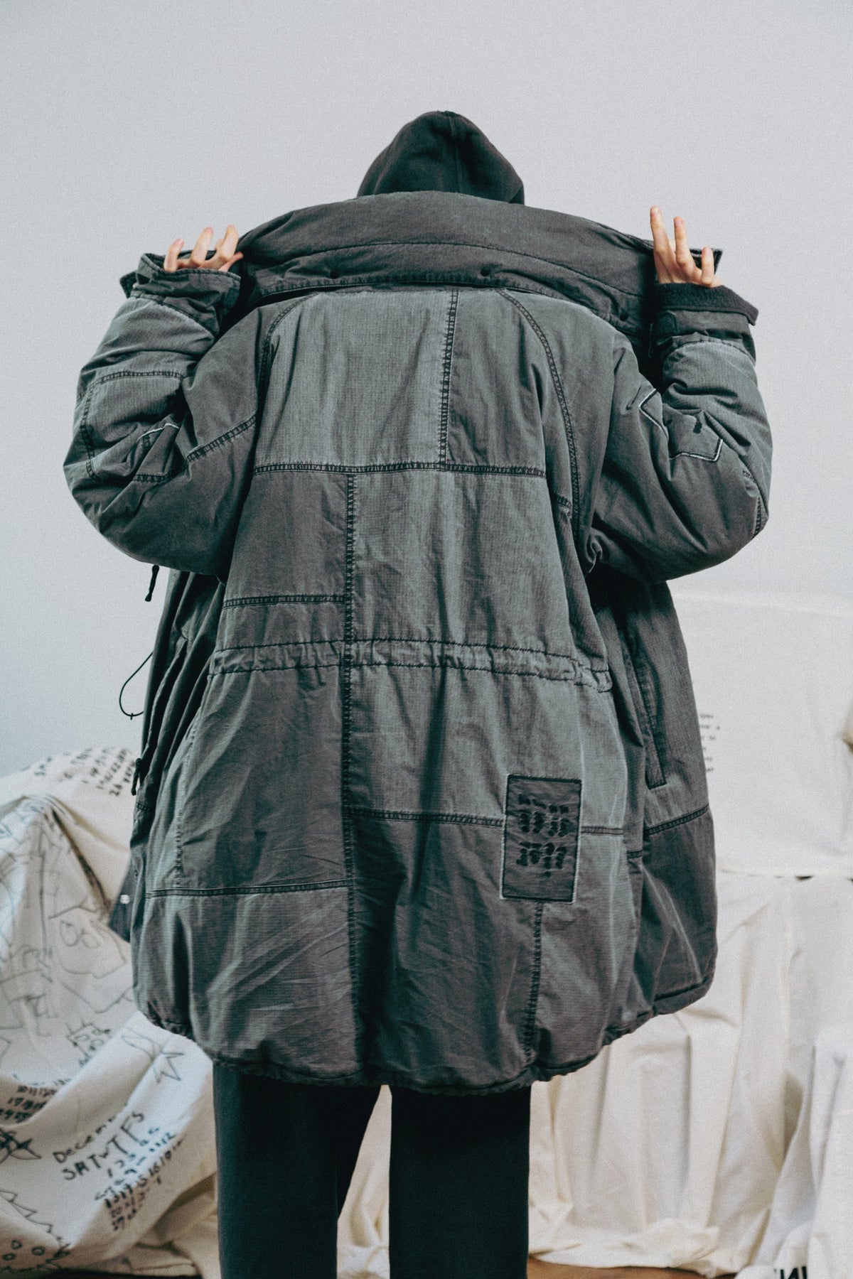 INNAT "HAND DYED BOMBER JACKET" / INNAT "Hand Dyed Bomber Jacket"