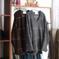 INNAT "V Neck Line Border Sweater" / インアット " Vネックラインボーダーセーター"