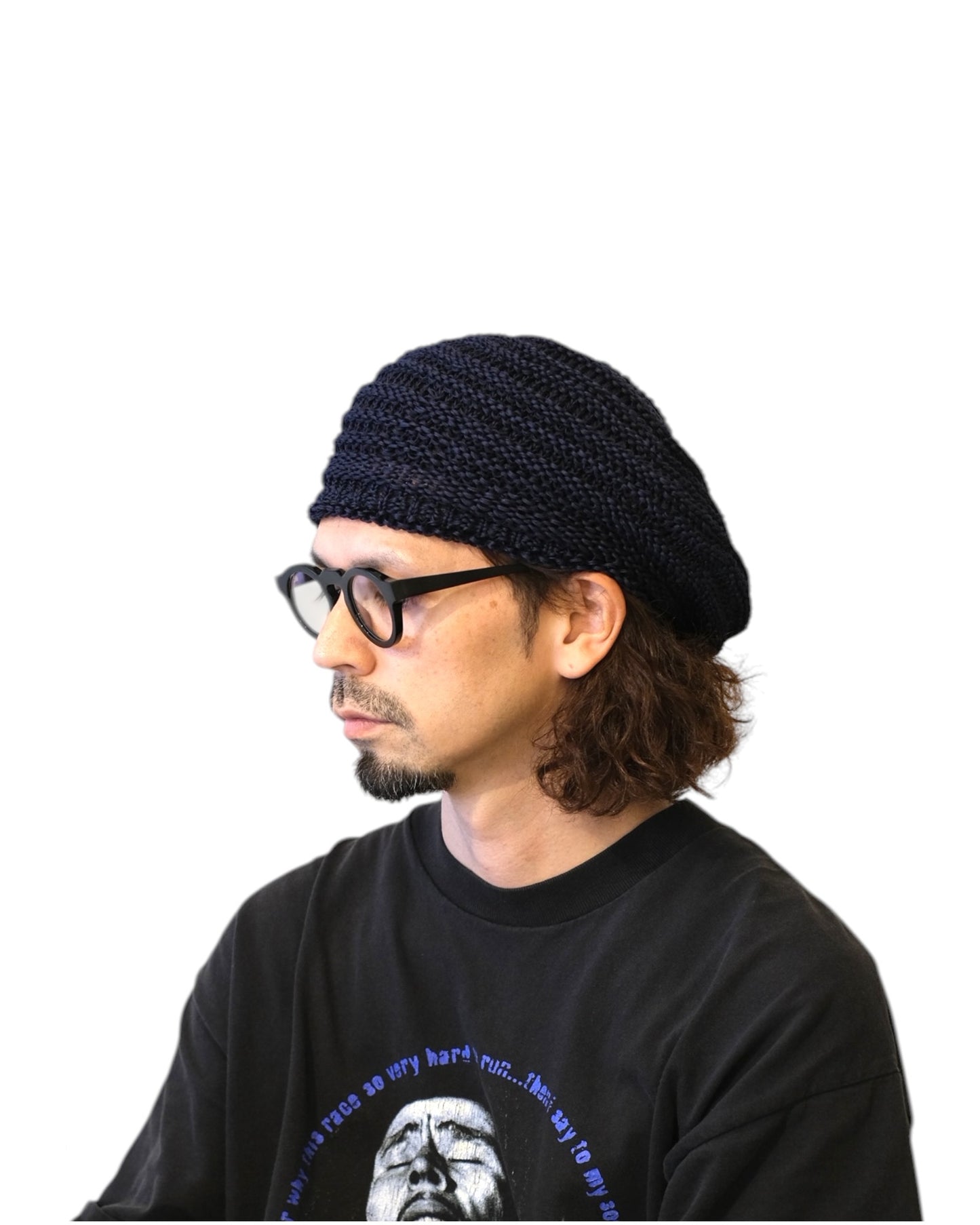 RACAL "Mix Japanese Paper Knit Hat"
