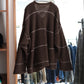 INNAT "V Neck Line Border Sweater" / インアット " Vネックラインボーダーセーター"