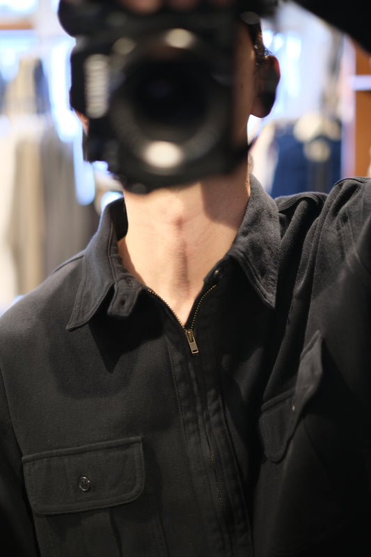 HEALTH "Half Zip Shirts #1" / ヘルス "ハーフジップシャツ"黒