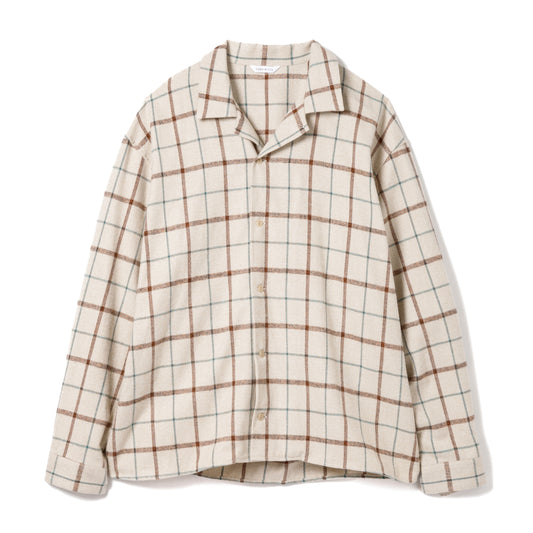 SANDINISTA "Semi-Double Check Shirt" / サンディニスタ "セミダブルチェックシャツ"