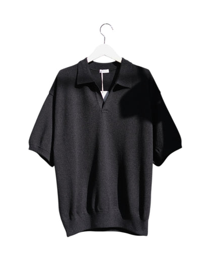 crepuscule "Co/Ra Moss Stitch Skipper" / クレプスキュール "コットン/レーヨン鹿の子スキッパー"