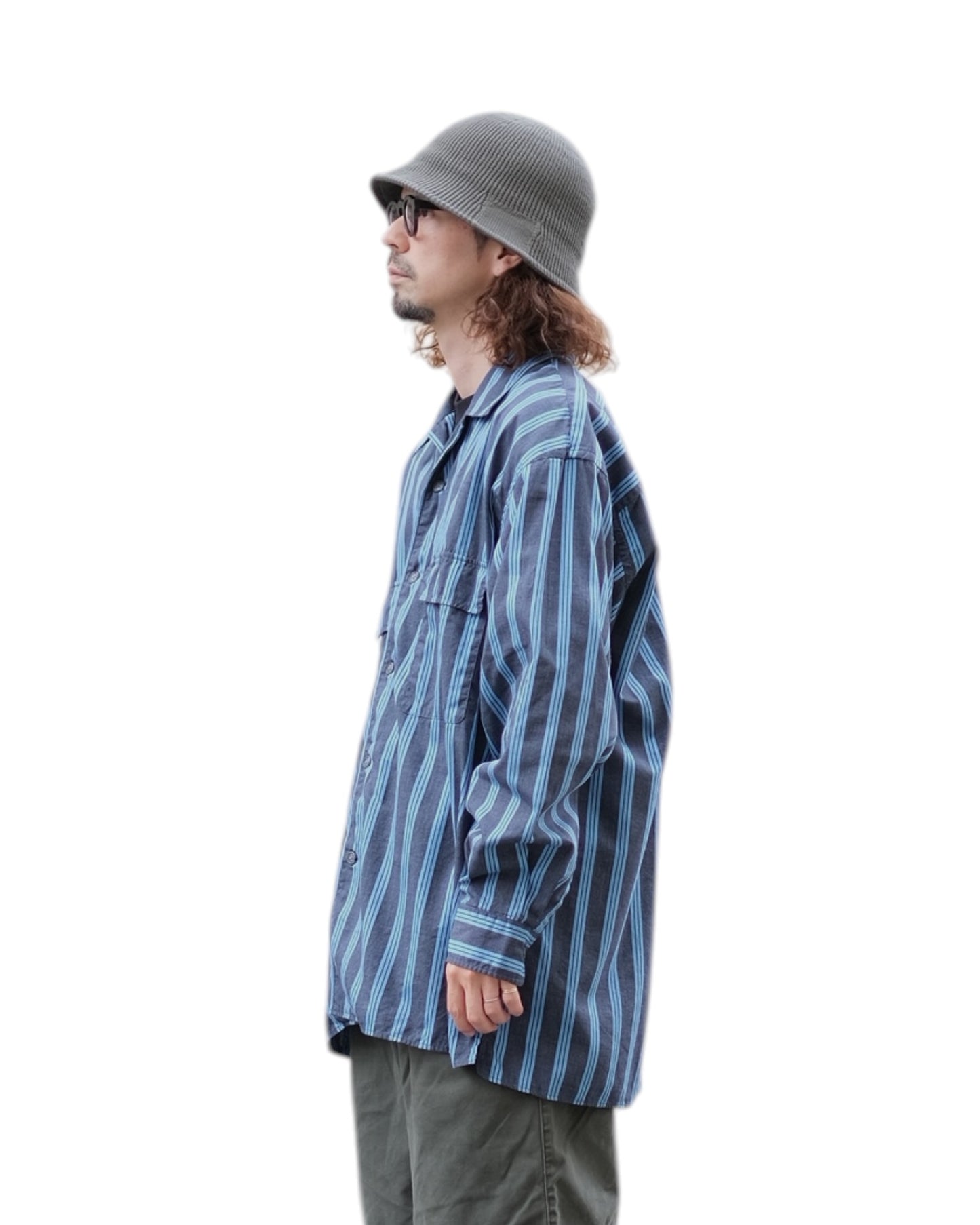 Marvine Pontiak Shirt Makers "Open Collar SH"/ マービンポンティアックシャツメーカーズ "オープンカラーシャツ"