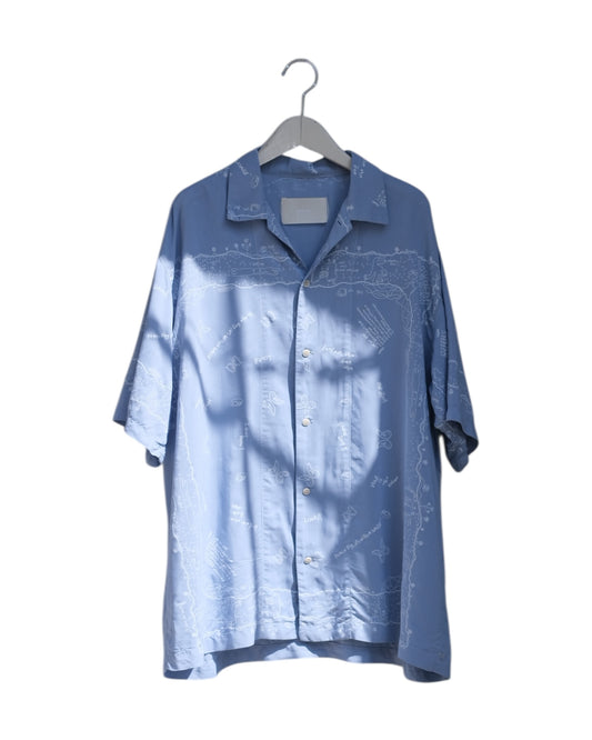 【30%off】INNAT "RAKUGAKI BANDANA SHIRT" / インアット "ラクガキバンダナシャツ"