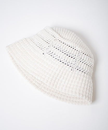 RACAL "Mesh Line Knit Bucket Hat" / ラカル"メッシュラインニットバケットハット"
