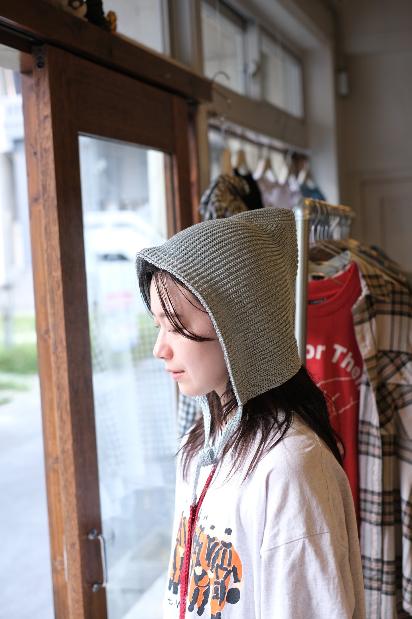 RACAL "Mix Japanese Paper Knit Hat"