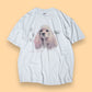 used&vintage "90s DOG Tee(american cocker spaniel)"