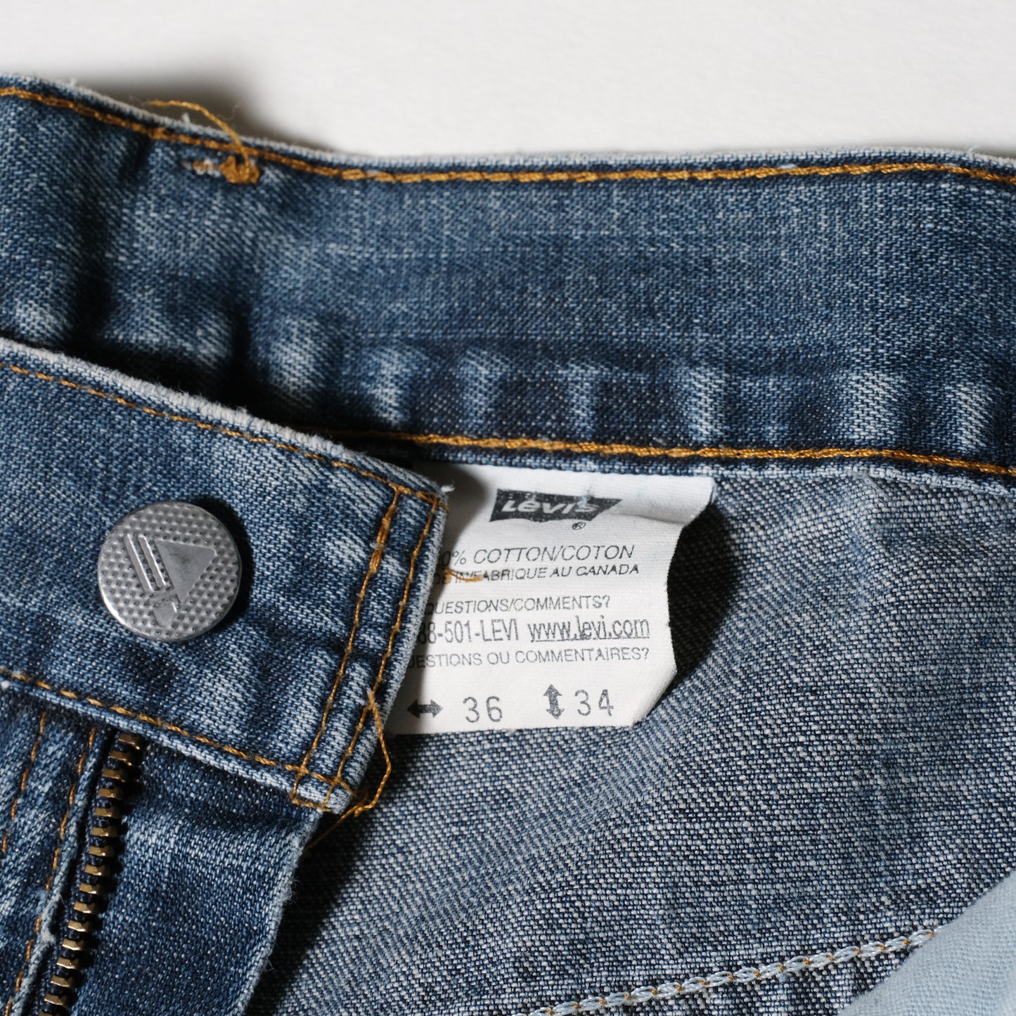 used&vintage "90s Levi's Silver tab Denim Pants”