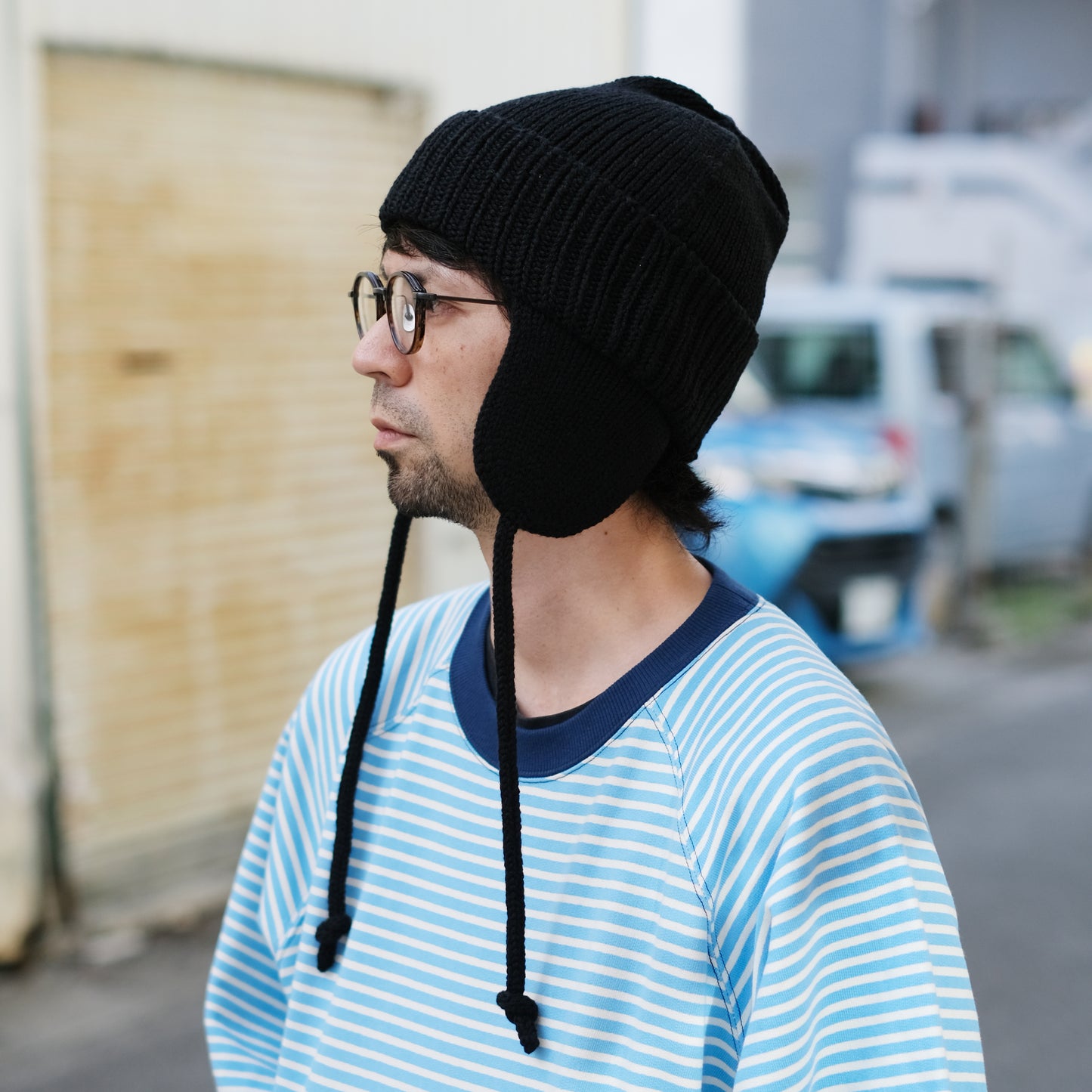 RACAL "Ear Knit Watch" / ラカル"耳当て付きニットキャップ"