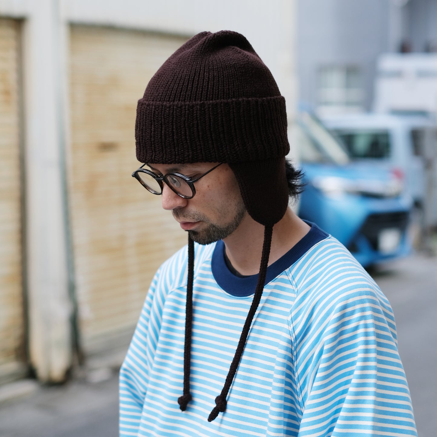 RACAL "Ear Knit Watch" / ラカル"耳当て付きニットキャップ"