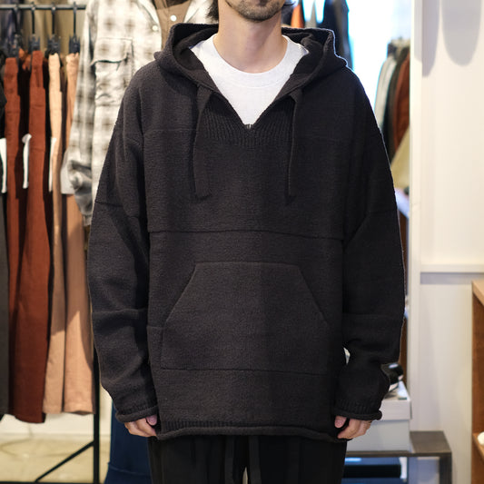 INNAT "MEXICAN KNIT HOODIE" / 인 앳 "멕시칸 니트 후디" 
