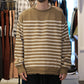 INNAT "PANEL BORDER SWEATER" / インアット "パネルボーダーセーター"