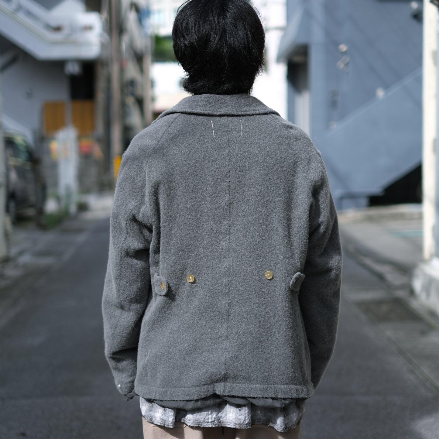 INNAT "MILLED DRIVERS JACKET" / インアット "ドライバーズジャケット"