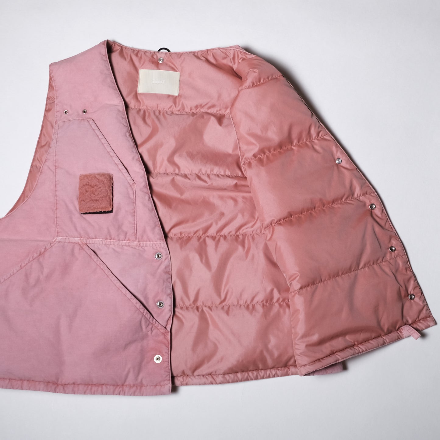 INNAT " HAND-DYED FISHING DOWN VEST" / インアット "手染めフィッシングダウンベスト"