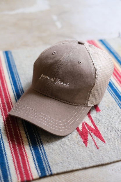 gourmet jeans "Mesh Cap (刺繍)" / グルメジーンズ "メッシュキャップ(刺繍)"