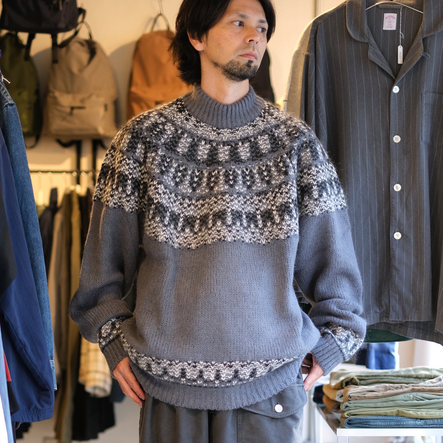 INNAT "NORDIC SWEATER" / インアット "ノルディックセーター"