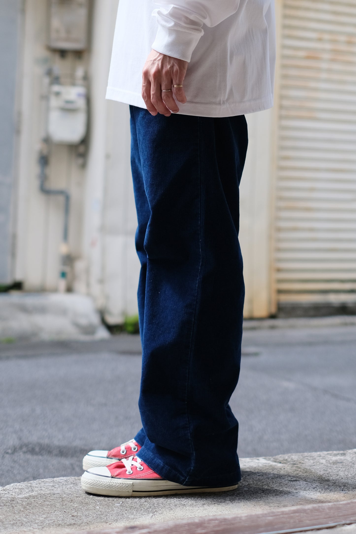 INNAT "INDIGO BOOTCUT ５P PANTS" / インアット "インディゴブーツカット5ポケットパンツ"