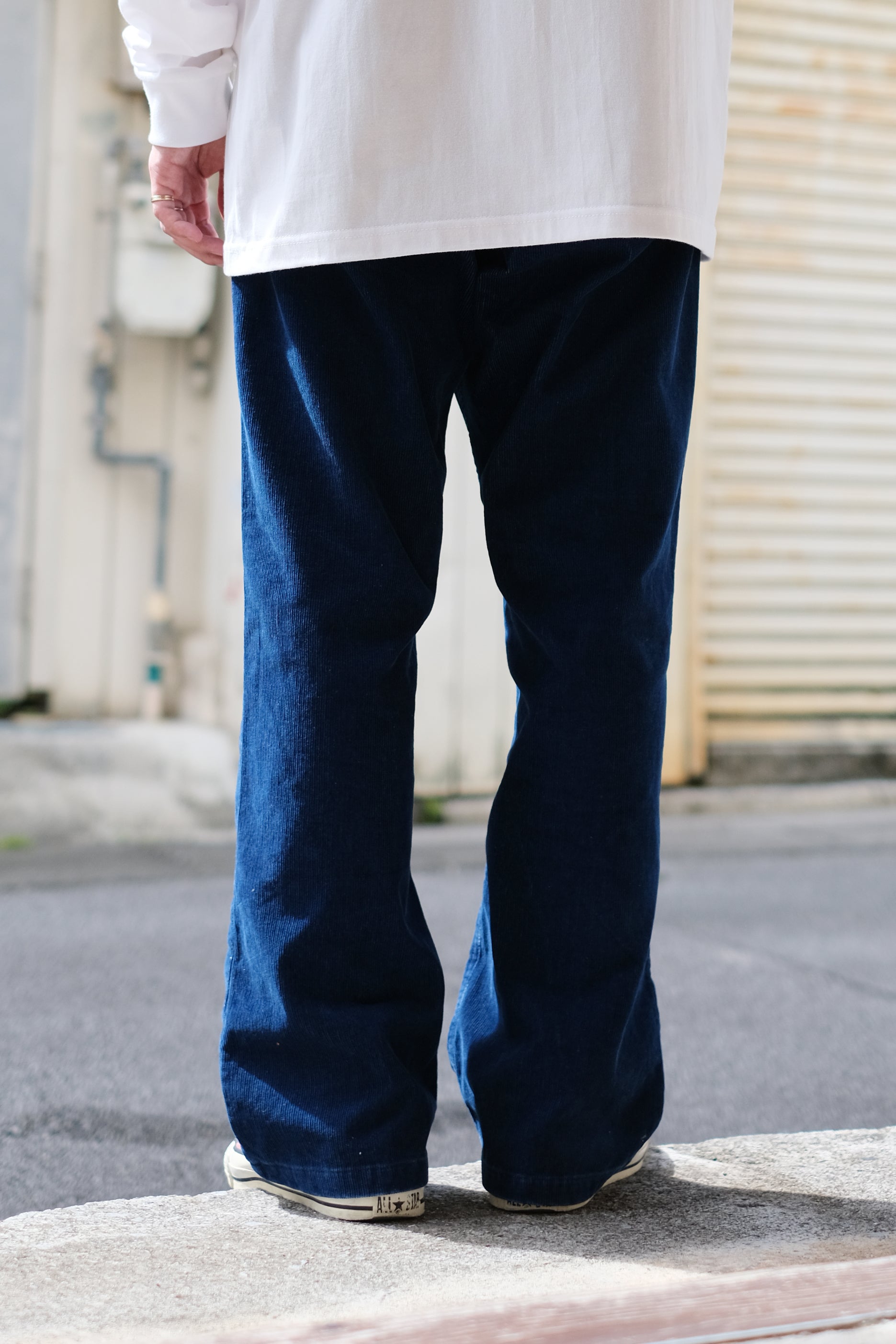 INDEPICT 切替デニムパンツ L 日本製 インディゴ インアット 