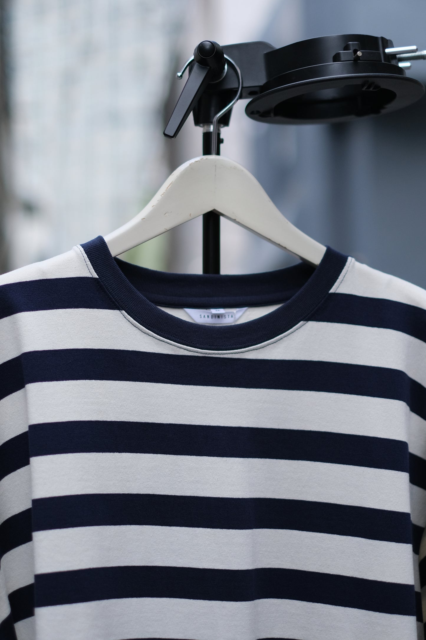 SANDINISTA "Derabe Border Slit L-S Tee" / サンディニスタ "スリット入りデラヴェボーダー長袖Tシャツ"