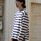 SANDINISTA "Derabe Border Slit L-S Tee" / サンディニスタ "スリット入りデラヴェボーダー長袖Tシャツ"